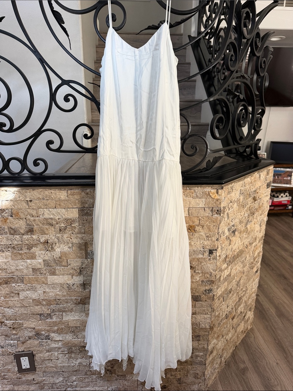 White Maxi Slip Skirt